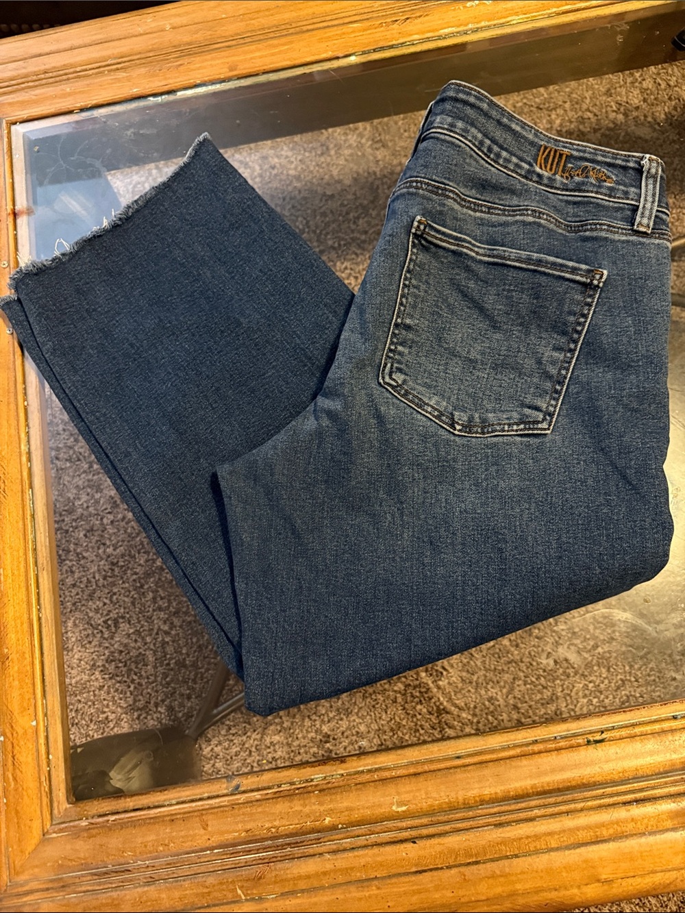Kut from the Kloth Lucy High Rise Wide Leg Jeans 14W
